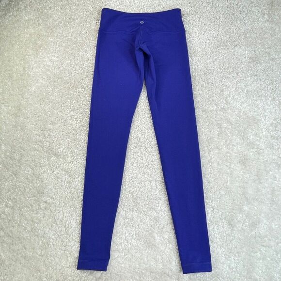 Lululemon Wunder Under Reversible Legging Bruised Berry Black Low Rise - Picture 6 of 13